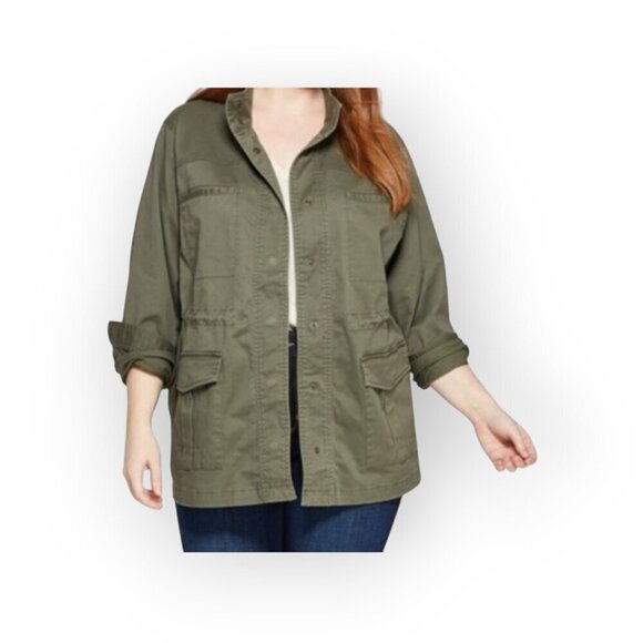 XXL Olive Green Utility Jacket - Universal Thread - Picture 10 of 10